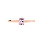 Bague Lily Or Rose Amethyste - Bagues pierres fines Femme | Marc Orian