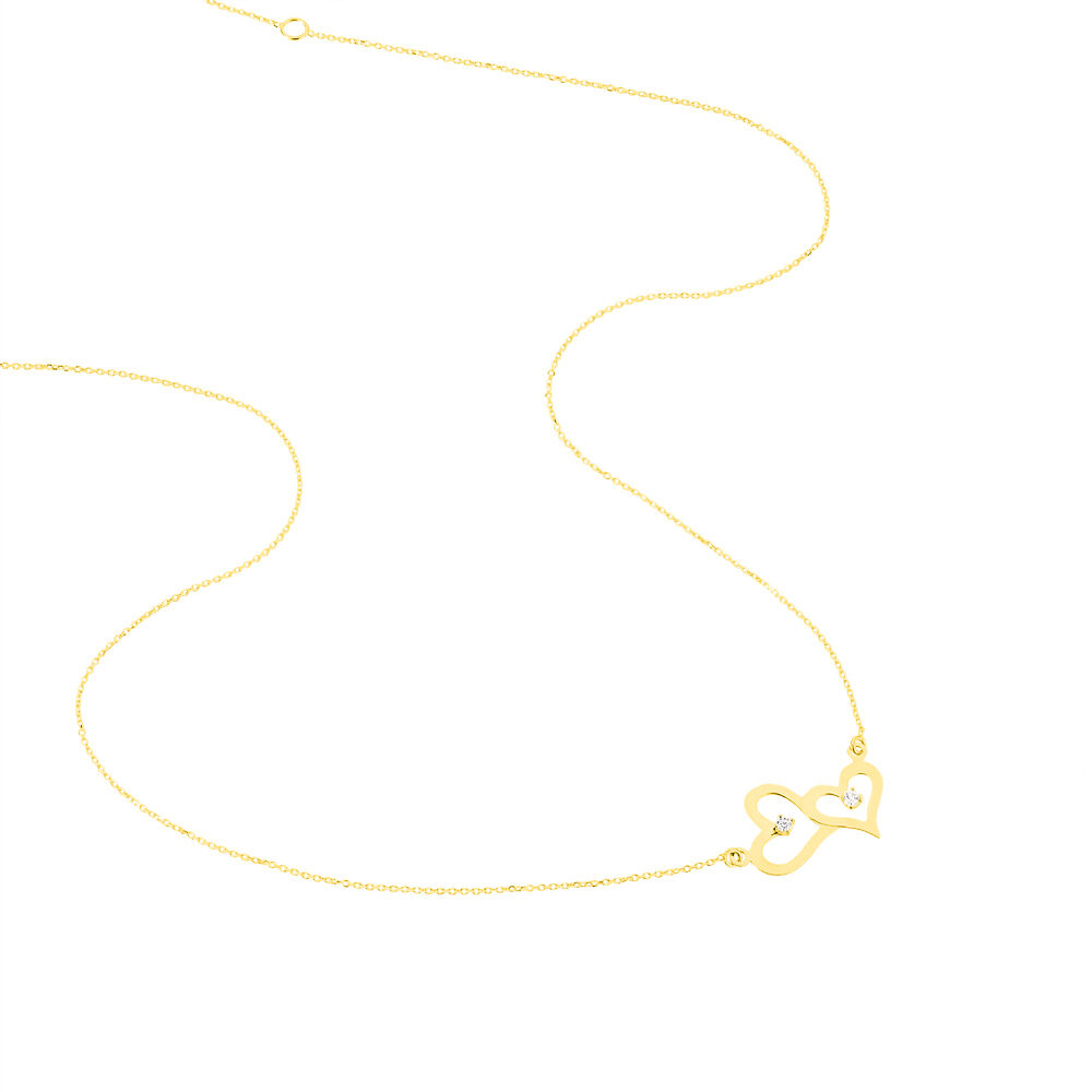 Collier Duleep Or Jaune Oxyde De Zirconium - Colliers avec pierres Femme | Marc Orian