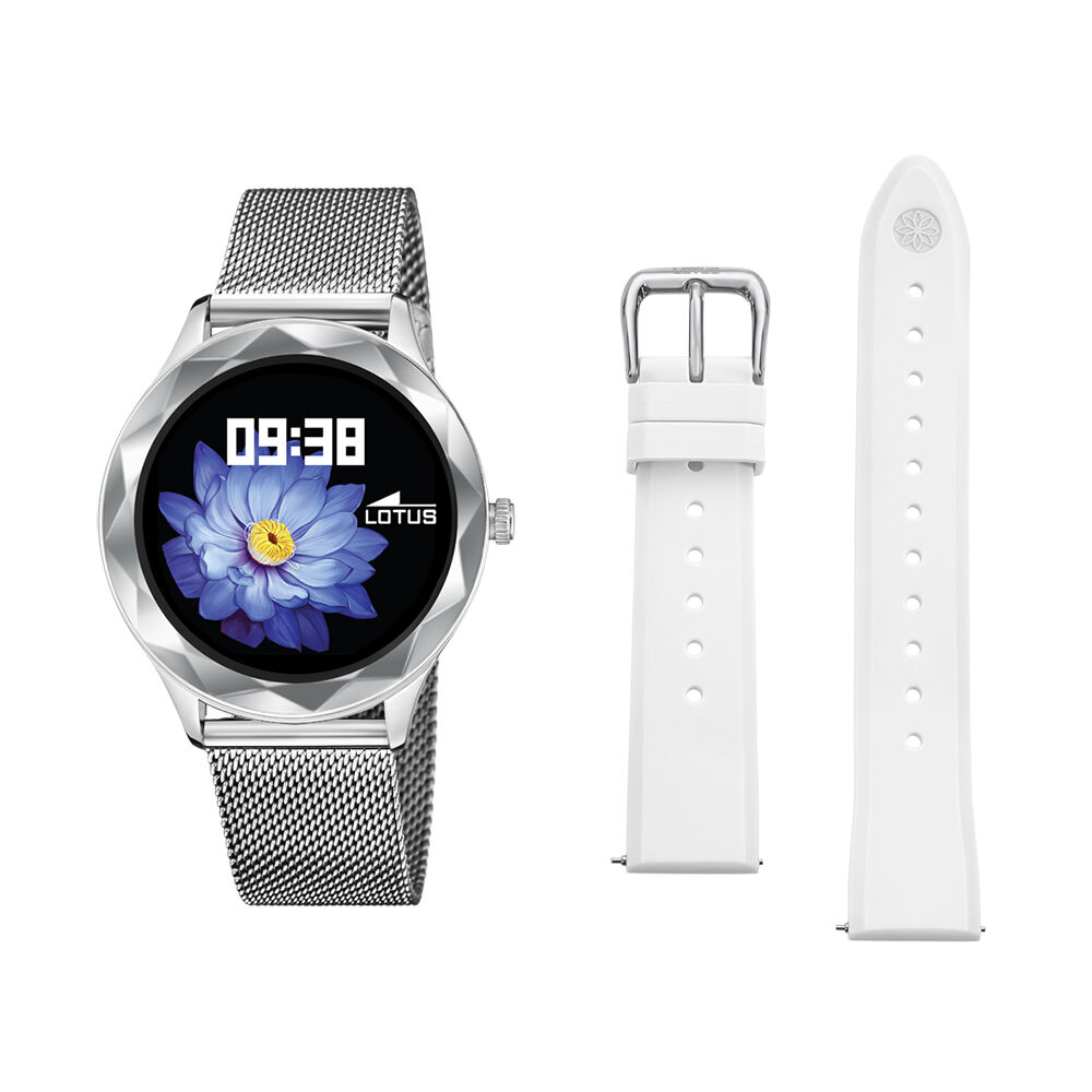 Montre connectée on sale argent femme