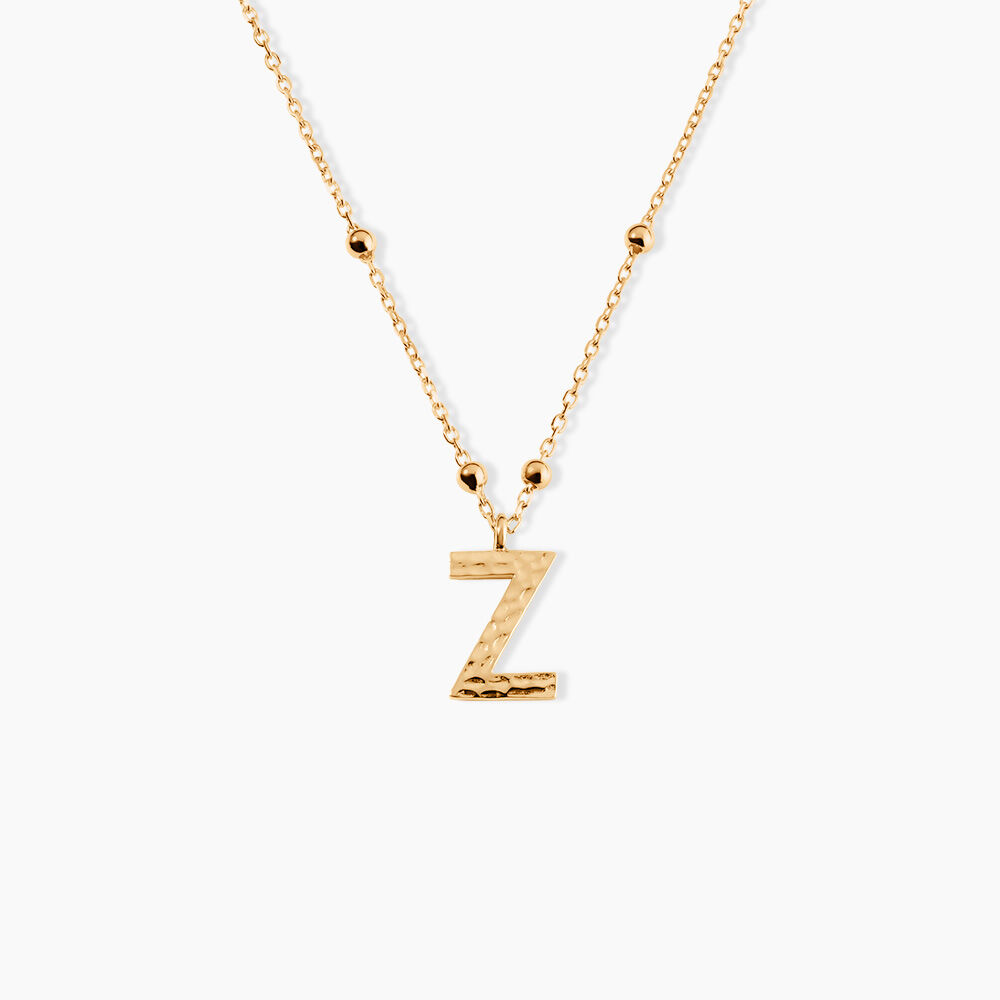 Collier Plaqu&eacute; Or Jaune Lettra - Colliers ete Femme | Marc Orian