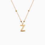 Collier Plaqu&eacute; Or Jaune Lettra - Colliers ete Femme | Marc Orian