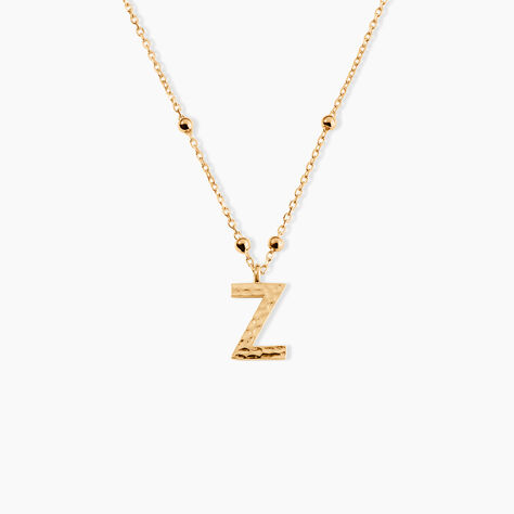 Collier Plaqu&eacute; Or Jaune Lettra - Colliers ete Femme | Marc Orian