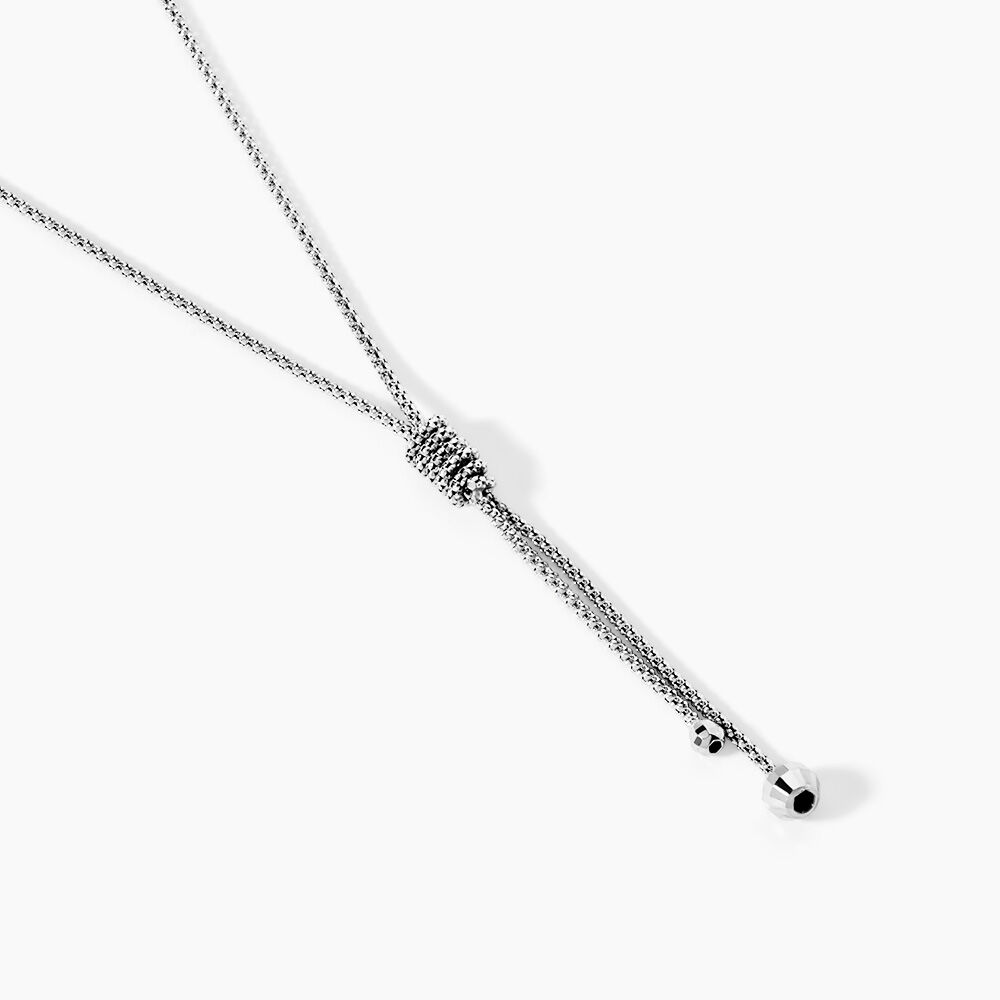 Collier Lassy Argent Blanc - Colliers fantaisie Femme | Marc Orian