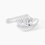 Bague Barbara Or Blanc Diamant - Parures de mariage Femme | Marc Orian
