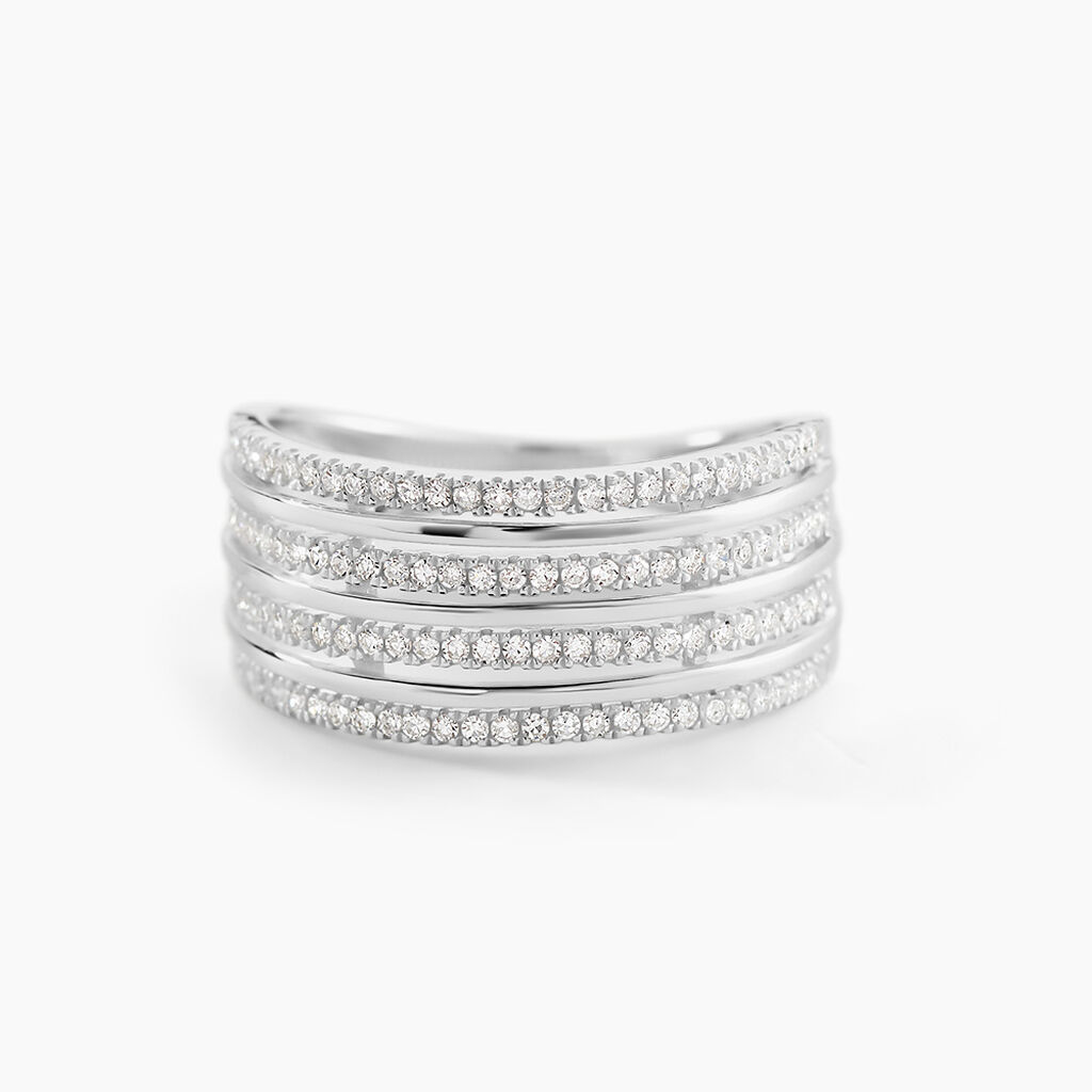 Bague Rayanna Or Blanc Diamant - Parures de mariage Femme | Marc Orian