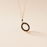 Collier L'incessante Or Jaune Onyx Spinelle - Colliers avec pierres Femme | Marc Orian