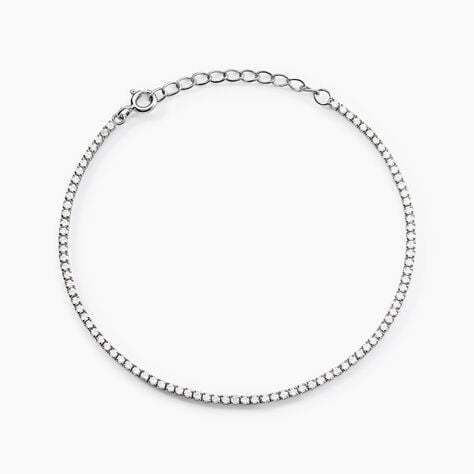 Bracelet Lou-anne Argent Blanc Oxyde De Zirconium - Bracelets chaînes Femme | Marc Orian