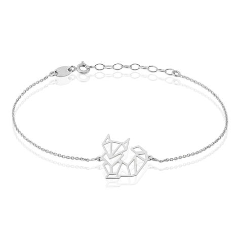 Bracelet Origami Argent Blanc - Bracelets chaînes Femme | Marc Orian