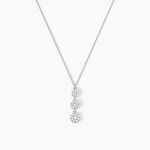 Collier Sandra Argent Blanc Oxyde De Zirconium - Colliers avec pierres Femme | Marc Orian