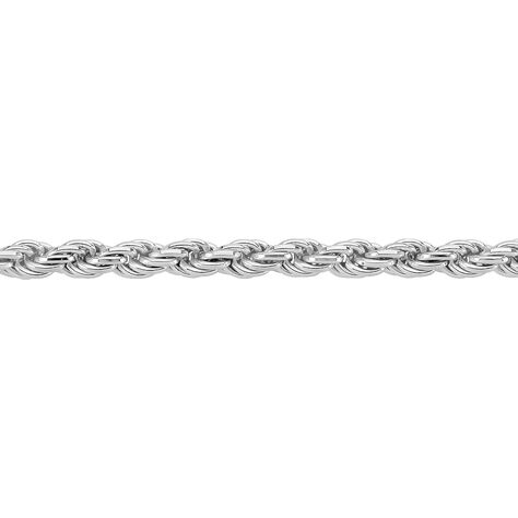 Collier Cacilda Maille Corde Argent Blanc - Chaines Femme | Marc Orian