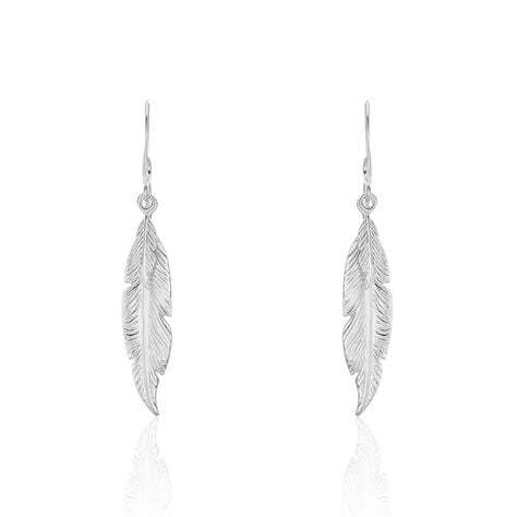 Boucles D'oreilles Pendantes Violka Argent Blanc - Pendantes Femme | Marc Orian