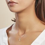 Pendentif Benny Croix Ciselee Or Jaune - Pendentifs Famille | Marc Orian