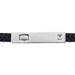 Bracelet Phebus Him Casual Acier Blanc Diamant - Bracelets cuir Homme | Marc Orian