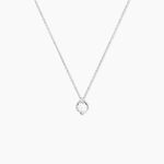 Collier Cleopatra Argent Blanc Oxyde De Zirconium - Colliers avec pierres Femme | Marc Orian