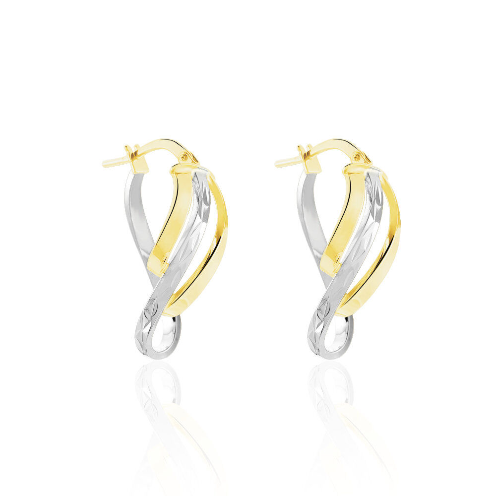 Créoles Holly Or Bicolore - Créoles Femme | Marc Orian