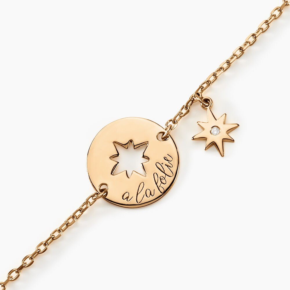 Bracelet Edythe Plaqué Or Jaune Oxyde De Zirconium - Bracelets Medailles Femme | Marc Orian