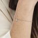 Bracelet Sitara Argent Blanc - Bracelets chaînes Femme | Marc Orian