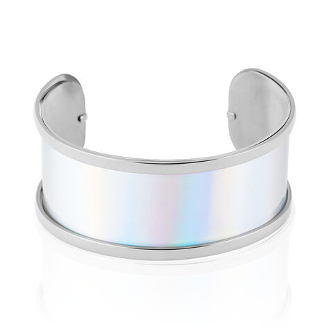 Bracelet Jonc Kayssi Acier Blanc - Bracelets joncs Femme | Marc Orian