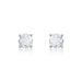 Boucles D'oreilles Puces Victoria Or Blanc Diamant - Puces Femme | Marc Orian