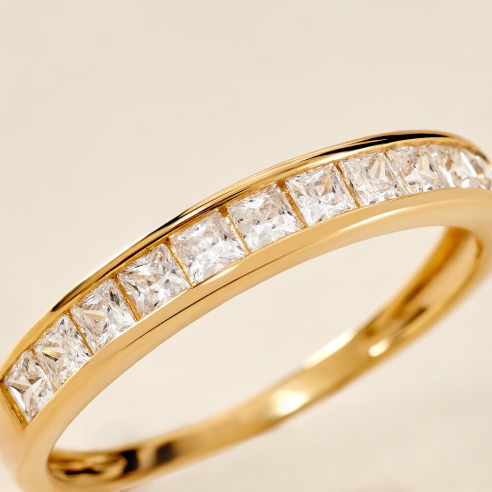 Bague Hyacintha Or Jaune Oxyde De Zirconium - Bagues avec pierre Femme | Marc Orian