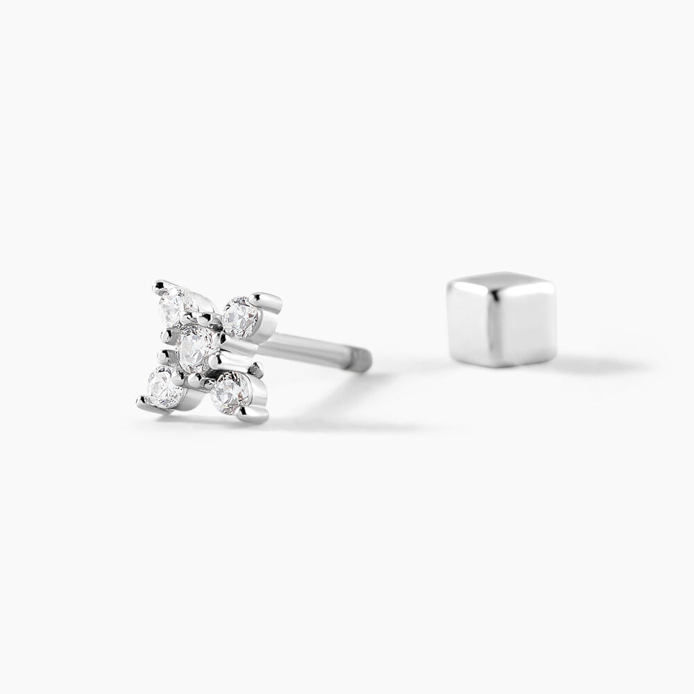Piercing D'oreille Unitaire Argent Galihya Oxydes De Zirconium - Piercing Conch Femme | Marc Orian