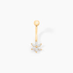 Piercing Elpis Or Jaune Oxyde De Zirconium - Piercing Nombril Femme | Marc Orian
