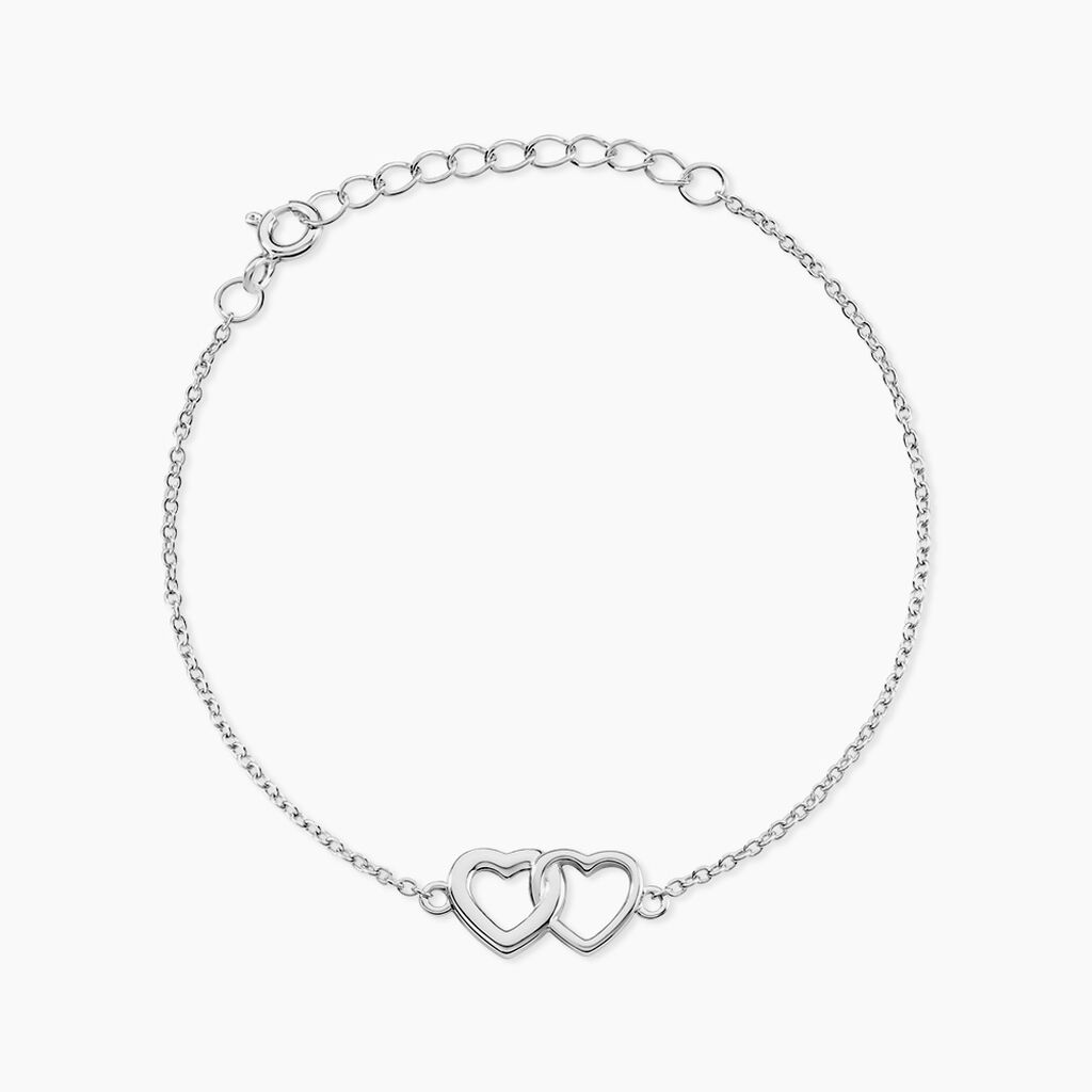 Bracelet Gena Argent Blanc - Bracelets fantaisie Femme | Marc Orian