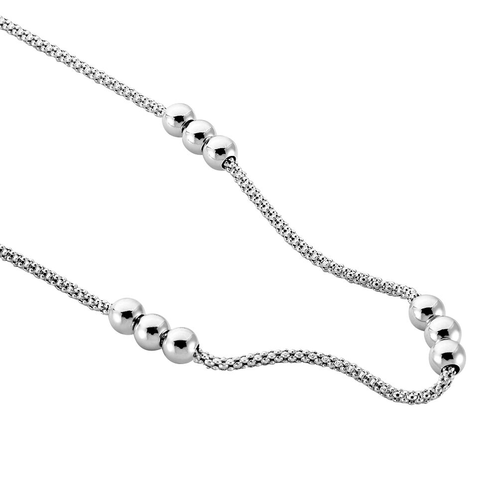 Chaîne Zaza Argent Blanc - Colliers fantaisie Femme | Marc Orian