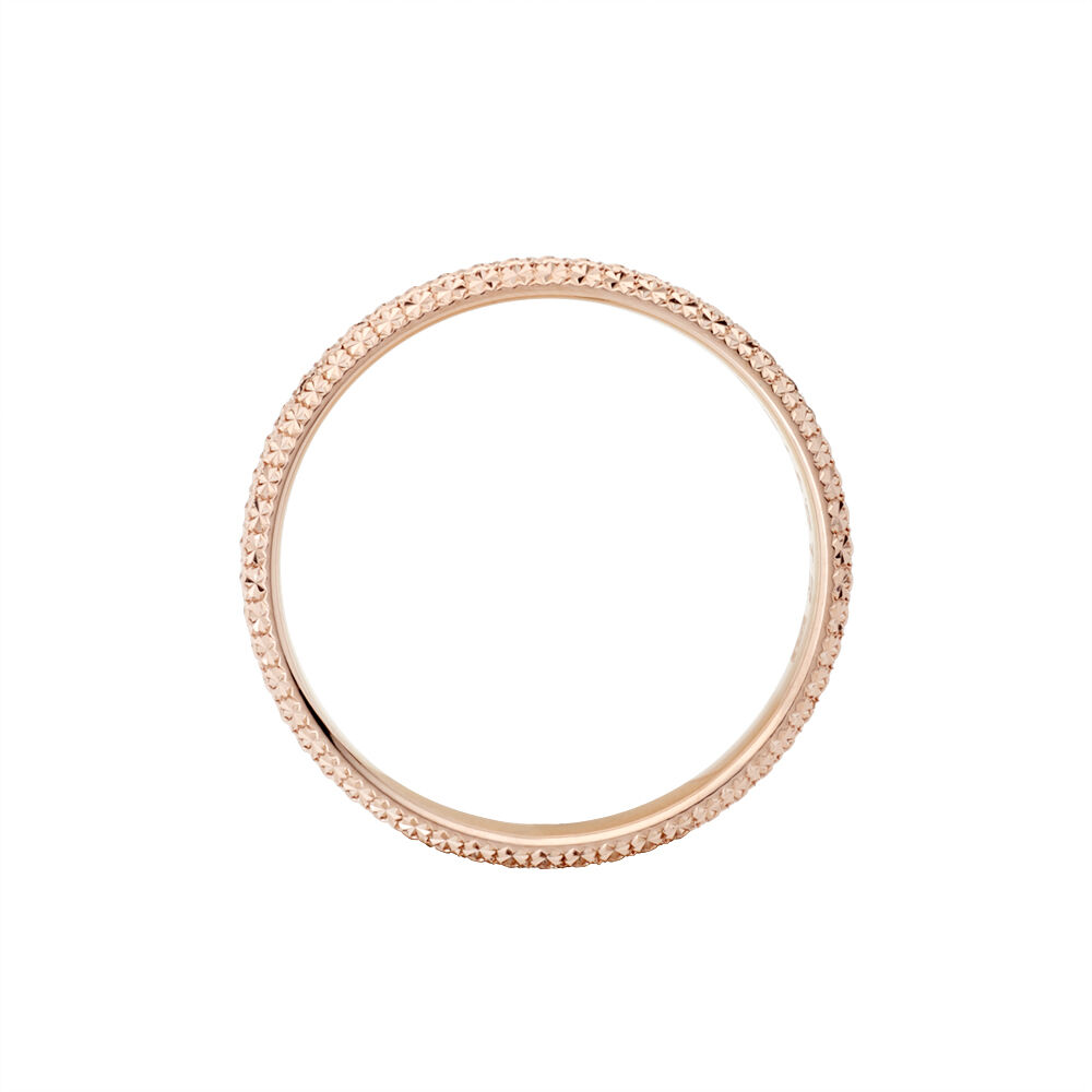 Alliance Luzia Demi Jonc Classique Or Rose - Alliances personnalisées Femme | Marc Orian