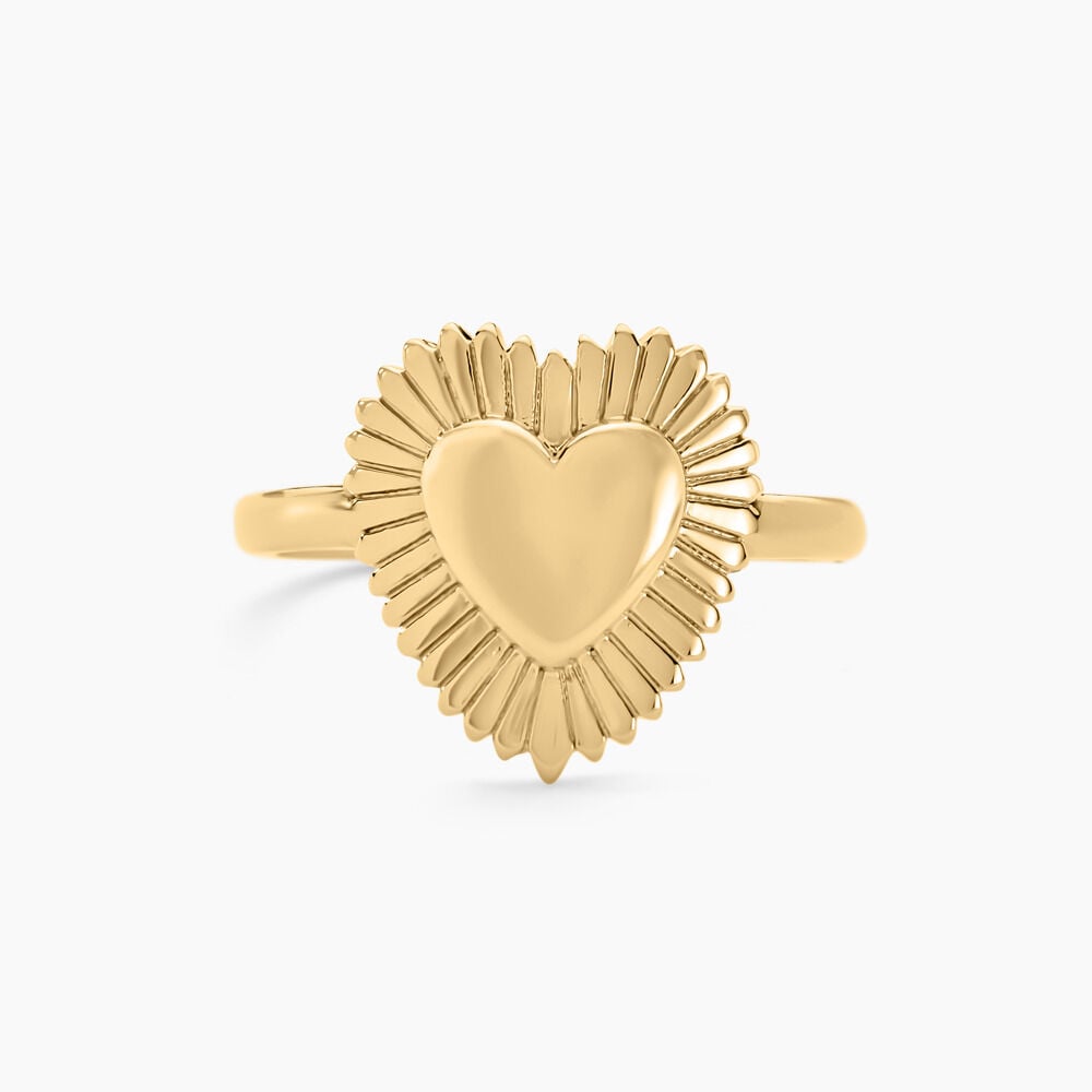 Bague Vasthie Plaque Or Jaune - Bagues dorées Femme | Marc Orian