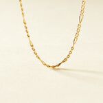 Cha&icirc;ne Valene Maille Altern&eacute;e 1/3 Or Jaune - Chaines Femme | Marc Orian
