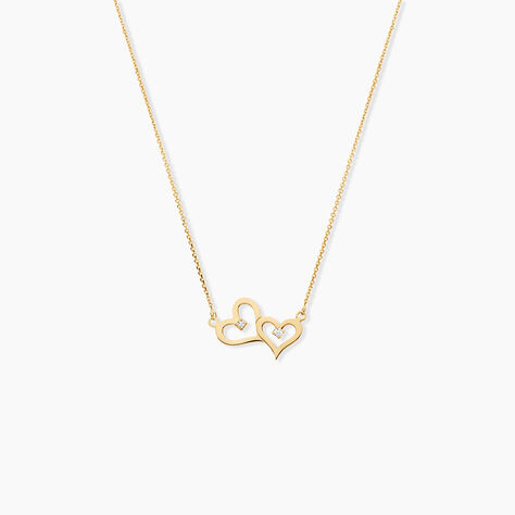Collier Duleep Or Jaune Oxyde De Zirconium - Colliers avec pierres Femme | Marc Orian