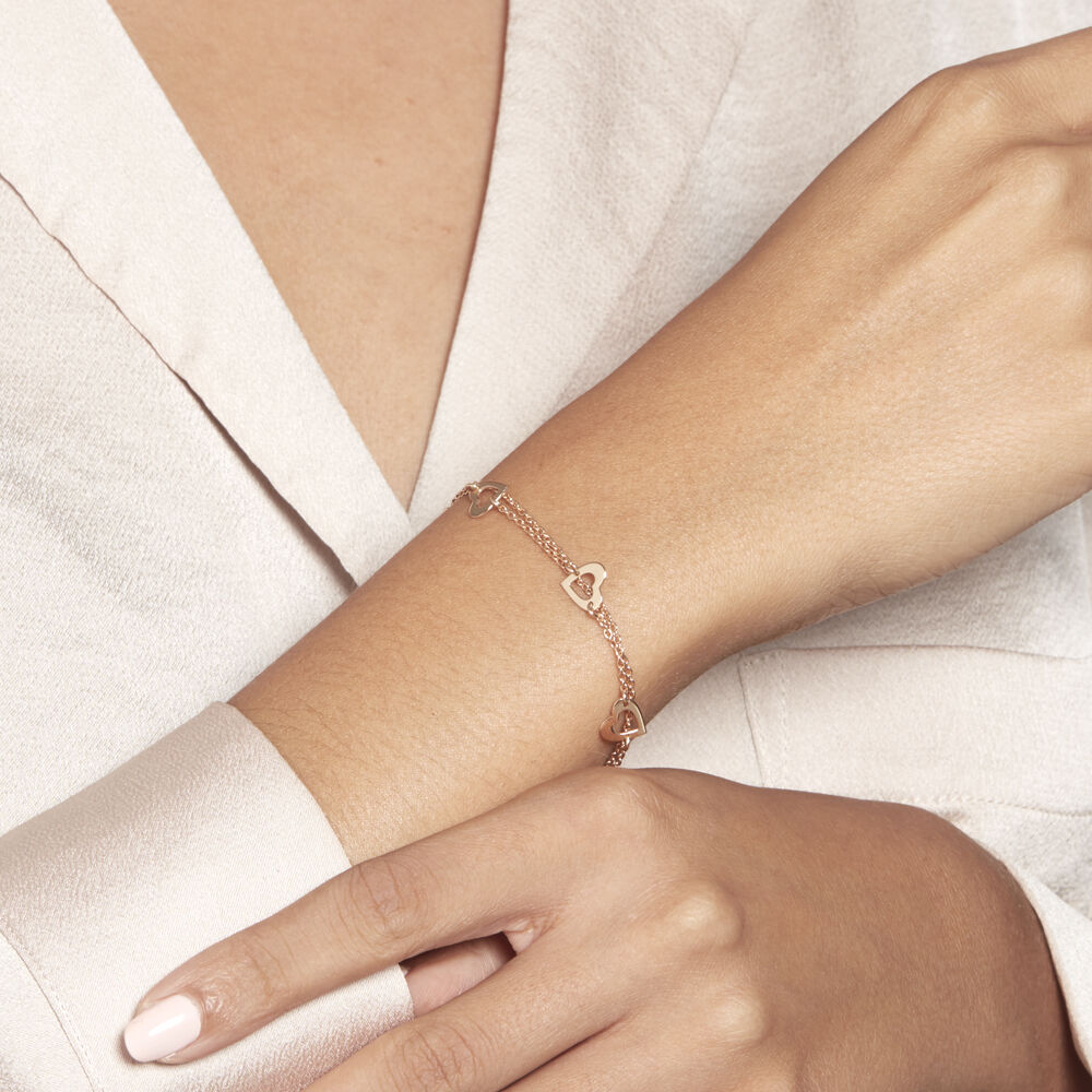 Bracelet Argent Rose Suzy - Bracelets chaînes Femme | Marc Orian