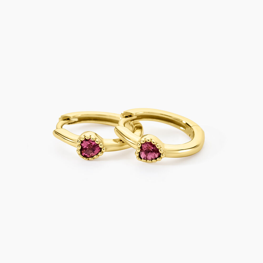 Cr&eacute;oles Poem Argent Jaune Tourmaline - Cr&eacute;oles Femme | Marc Orian