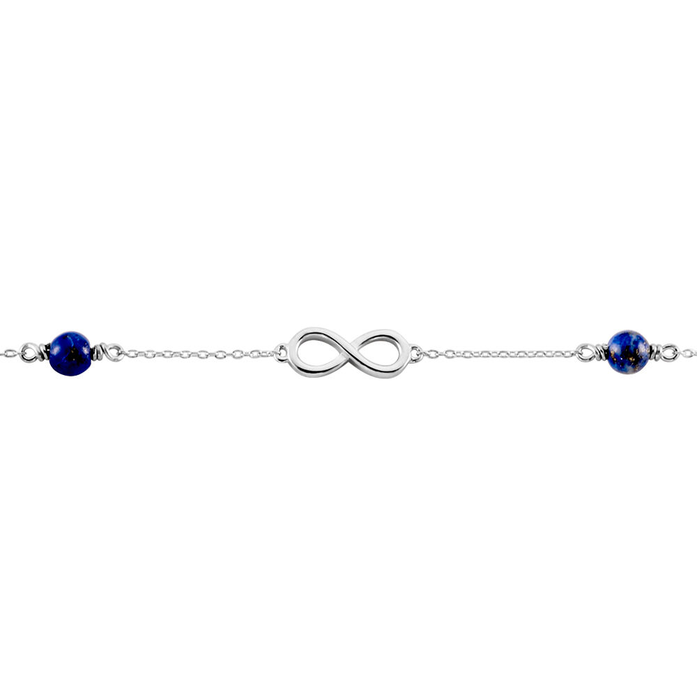 Bracelet Argent Mojdeh Lapis Lazuli - Bracelets fantaisie Femme | Marc Orian