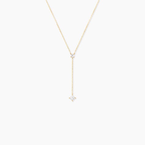 Collier Myfanwy Or Jaune Oxyde De Zirconium - Colliers avec pierres Femme | Marc Orian