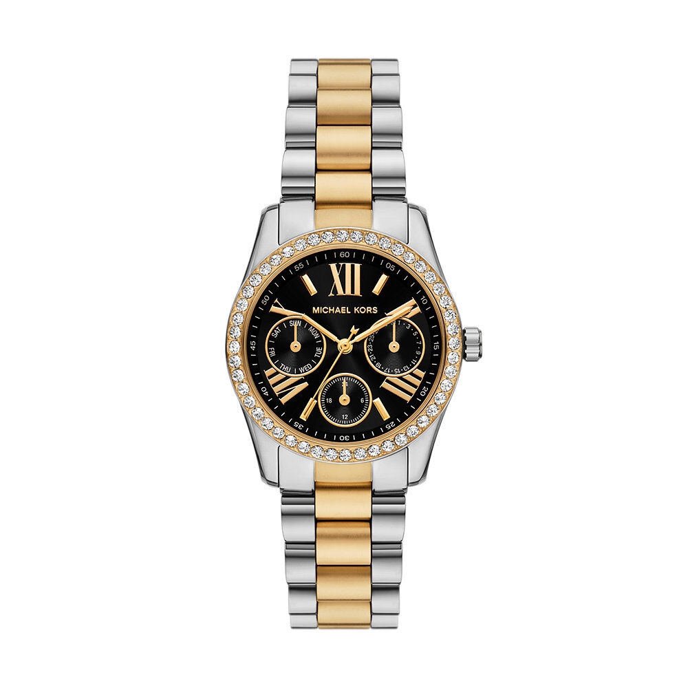 Montre Michael Kors Lexington Lux Noir - Montres &eacute;tanches Femme | Marc Orian