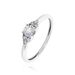Bague Solitaire Or Blanc Neilina Diamants Synthétiques - Solitaires Femme | Marc Orian