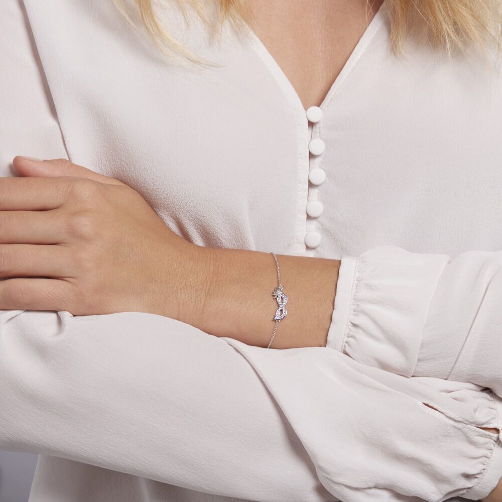 Bracelet Argent Bartolomee Oxydes De Zirconium - Bracelets chaînes Femme | Marc Orian