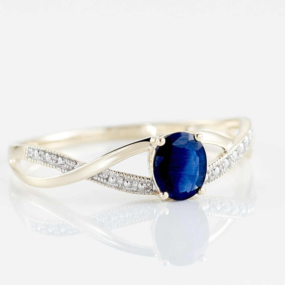 Bague Or Jaune Katalinta Saphir - Solitaires Femme | Marc Orian
