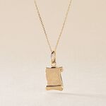Pendentif Lamie Zodiaque Parchemin Or Jaune - Bijoux personnalis&eacute;s Famille | Marc Orian