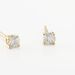 Boucles D'oreilles Puces Or Jaune Victoria Diamants - Puces Femme | Marc Orian