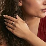 Bague Tanissia Or Blanc Saphir Et Diamant - Solitaires Femme | Marc Orian