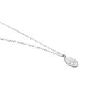 Collier Dhyana Argent Blanc Oxyde De Zirconium - Colliers avec pierres Femme | Marc Orian