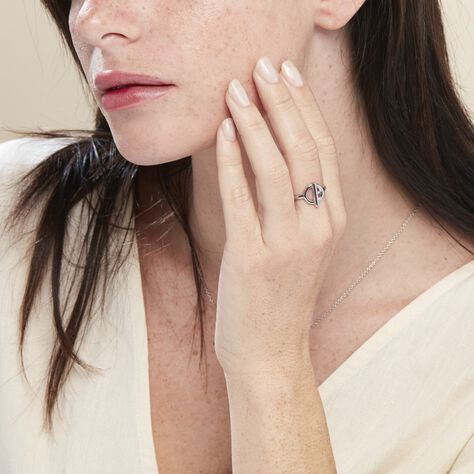Bague Marie-capucine Argent Blanc - Bague fantaisie Femme | Marc Orian