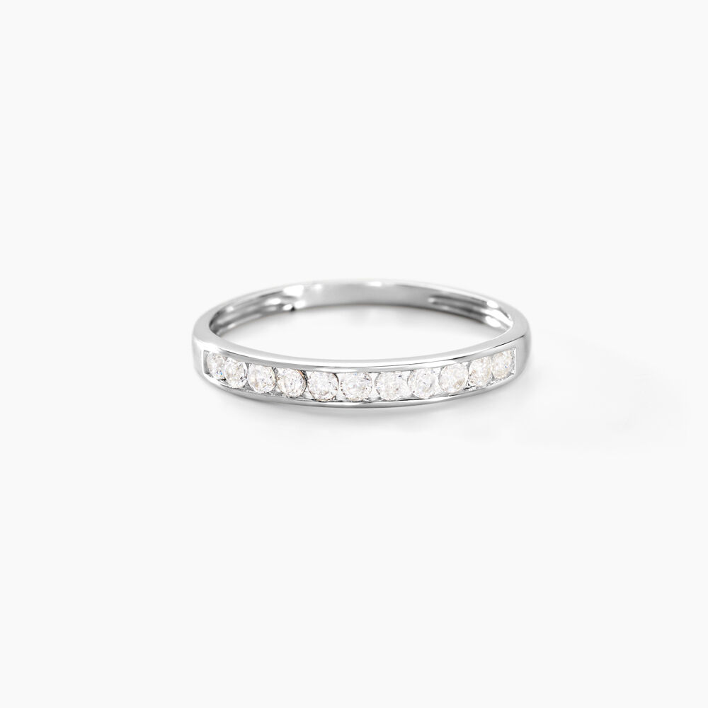 Alliance Davila Or Blanc Oxyde De Zirconium - Alliances duo Femme | Marc Orian