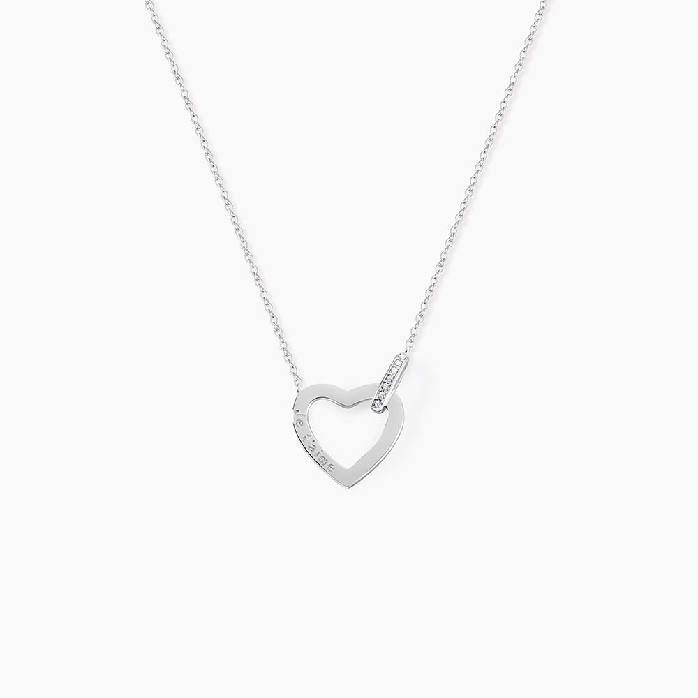 Collier Elanda Argent Blanc Oxyde De Zirconium - Colliers avec pierres Femme | Marc Orian