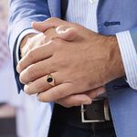 Chevali&egrave;re Gerolt Ovale Or Jaune Onyx - Chevali&egrave;res Homme | Marc Orian