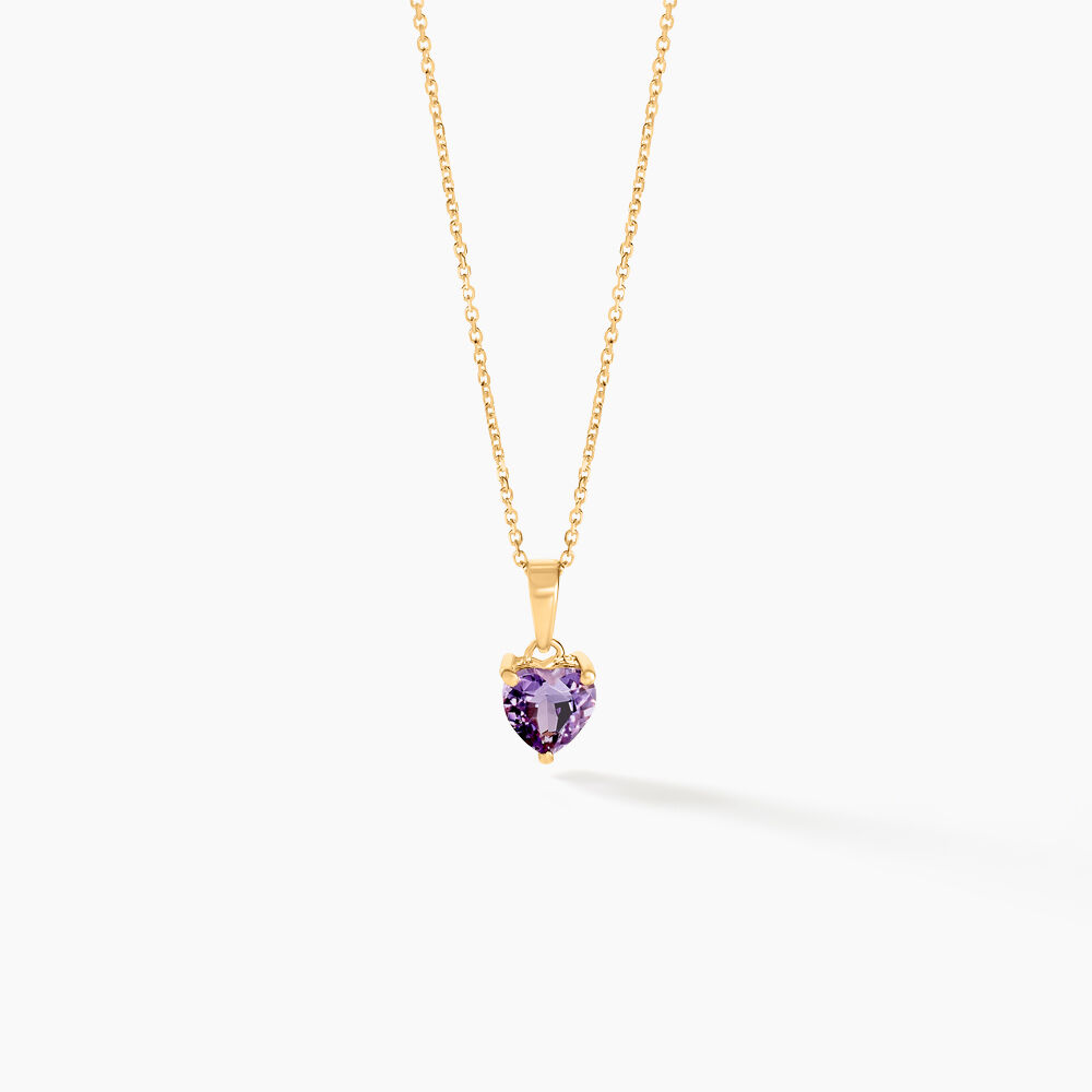Pendentif Miyah Or Jaune Amethyste - Pendentifs Femme | Marc Orian