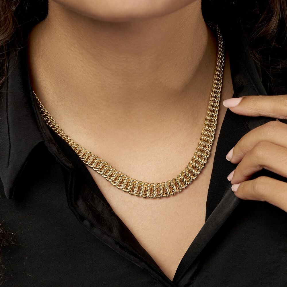 Collier Jimmy Maille Americaine Or Jaune - Chaines Femme | Marc Orian
